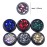 6 Boxes AB Blue Red Green Gold Black Rhinestones for Nails Mixed Colored Multi Shaped Sized Colorful Nail Beads Glass Gems Stones Nail Rhinestones Kit for Nail DIY Crafts Clothes Shoes Jewelry