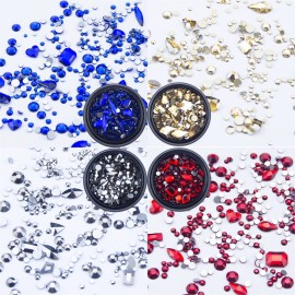 6 Boxes AB Blue Red Green Gold Black Rhinestones for Nails Mixed Colored Multi Shaped Sized Colorful Nail Beads Glass Gems Stones Nail Rhinestones Kit for Nail DIY Crafts Clothes Shoes Jewelry 6 Boxes AB Blue Red Green Gold Black Rhinestones for Nails Mixed Colored Multi Shaped Sized Colorful Nail Beads Glass Gems Stones Nail Rhinestones Kit for Nail DIY Crafts Clothes Shoes Jewelry