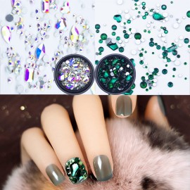 6 Boxes AB Blue Red Green Gold Black Rhinestones for Nails Mixed Colored Multi Shaped Sized Colorful Nail Beads Glass Gems Stones Nail Rhinestones Kit for Nail DIY Crafts Clothes Shoes Jewelry 6 Boxes AB Blue Red Green Gold Black Rhinestones for Nails Mixed Colored Multi Shaped Sized Colorful Nail Beads Glass Gems Stones Nail Rhinestones Kit for Nail DIY Crafts Clothes Shoes Jewelry