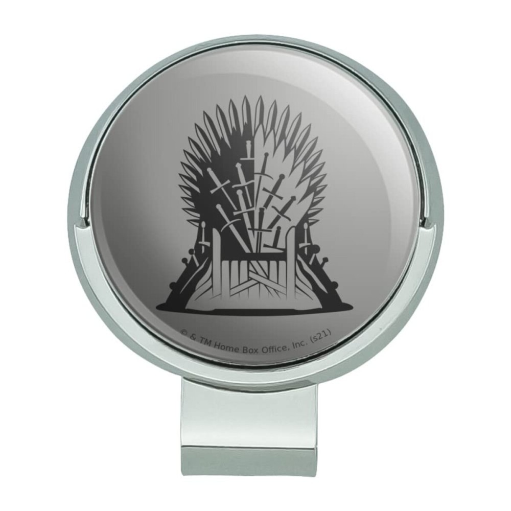 GRAPHICS & MORE Game of Thrones Iron Throne Icon Golf Hat Clip with Magnetic Ball Marker