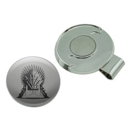 GRAPHICS & MORE Game of Thrones Iron Throne Icon Golf Hat Clip with Magnetic Ball Marker