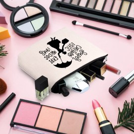 TOBGBE Mary Quote Makeup Bag Supercalifragilistic Inspired Zipper Pouch Bag Cosmetic Bag Mary Movie Merchandise (Mary Song)
