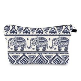 FITINI Makeup Bag Elephant Travel Small Portable Cosmetic Organizer Pouch for Women Girls Zipper Waterproof Clutch Toiletry Storage FITINI Makeup Bag Elephant Travel Small Portable Cosmetic Organizer Pouch for Women Girls Zipper Waterproof Clutch Toiletry Storage
