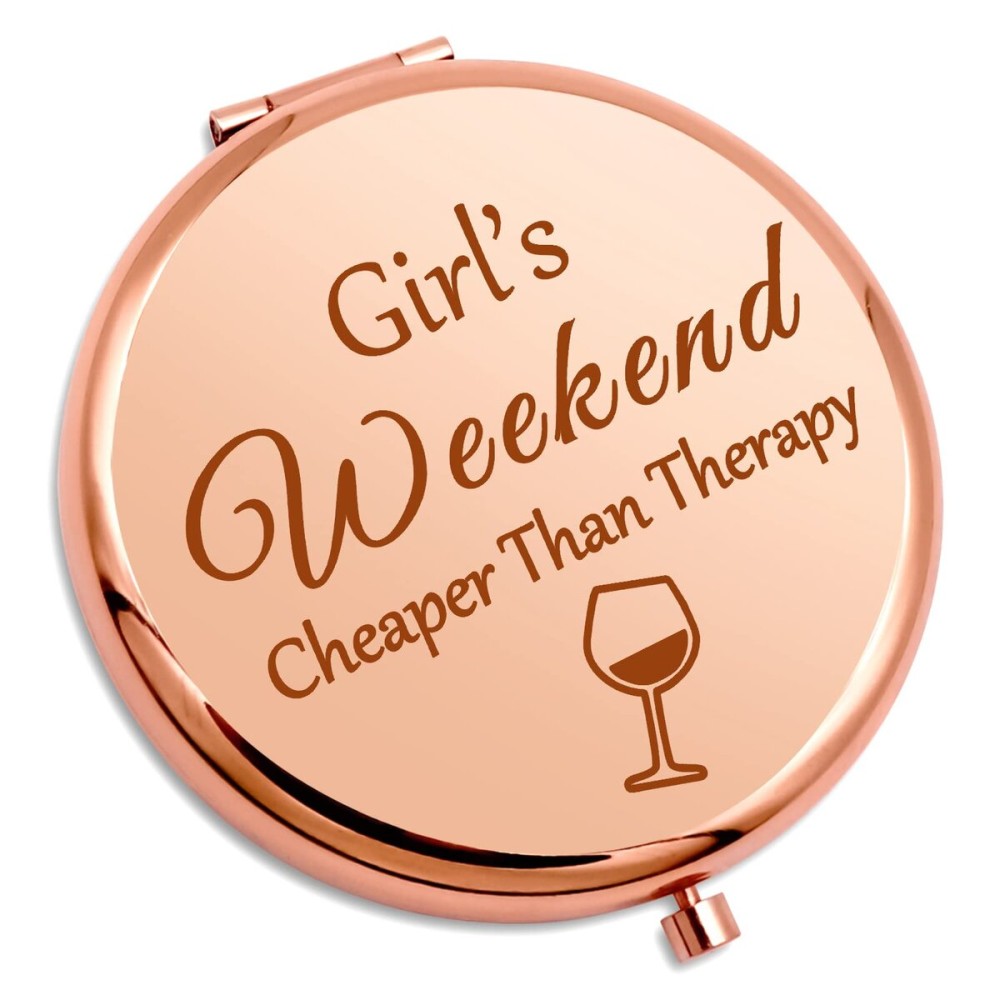 Girls Weekend Gift for Girls Getaway Compact Makeup Mirror Friendship Present Trip Gift for Teens Sister Best Friend Daughter Bachelorette Party Present Christmas Vacation Folding Makeup Mirror Girls Weekend Gift for Girls Getaway Compact Makeup Mirror Friendship Present Trip Gift for Teens Sister Best Friend Daughter Bachelorette Party Present Christmas Vacation Folding Makeup Mirror