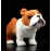 ZHONGXIN MADE Simulation Bulldog Plush Toy - Realistic 12 Standing English Bulldog Pet Dog Stuffed Animal Cute Dog Puppy Plushie Toy, Unique Plush Gift Collection for Kids