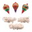 Spinning Top Trompo - 3-Pack Wood Carved Spinning Tops - Sturdy Steel Point for Enhanced Stability - Ideal for Beginners and Intermediates - Trompos de Mexico de Madera