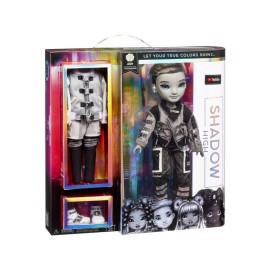 Rainbow High Shadow Series 1 Ash Silverstone- Greyscale Boy Fashion Doll. 2 Silver Designer Outfits to Mix & Match with Accessories, Great Gift, Multicolor, 583578EUC Rainbow High Shadow Series 1 Ash Silverstone- Greyscale Boy Fashion Doll. 2 Silver Designer Outfits to Mix & Match with Accessories, Great Gift, Multicolor, 583578EUC