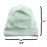 ELIHAIR Kids Beanie Sleep Hats Bonnet for Night Sleeping Cap Silky Lined Satin Bonnet with Adjustable Elastic Band for Teens Toddler Child Natural Curly Frizzy Hair Cover(Mint Green)