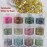 12 Bottle Opal Mermaid Chunky Glitter Iridescent Heart Star Hexagon Aurora Body Nails Glitters Resin Epoxy Accessories Crafts Supplies for Nails Art Tips Resin Mold Makeup