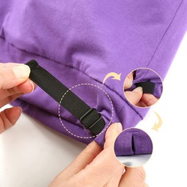 ELIHAIR Kids Beanie Sleep Hats Bonnet for Night Sleeping Cap Silky Lined Satin Bonnet with Adjustable Elastic Band for Teens Toddler Child Natural Curly Frizzy Hair Cover(Wisteria Color) ELIHAIR Kids Beanie Sleep Hats Bonnet for Night Sleeping Cap Silky Lined Satin Bonnet with Adjustable Elastic Band for Teens Toddler Child Natural Curly Frizzy Hair Cover(Wisteria Color)