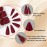 LoveOurHome 100pc Stiletto Press on Nails Long Fake Nails Matte Stiletto Nails Press ons Nail Burgundy Artificial Fingernails Long Pointy False Nails Full Cover Acrylic Nail Tips for Women Girls