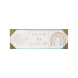 Kate & Milo Rainbow Canvas Artwork, Earth Tone Nursery Dcor, Gender Neutral Baby Wall Art, Set of 3