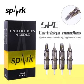 Tatmax International 20PCS Spark Disposable Premium Tattoo Cartridge Needles Standard 12 Needles Round Shaders (14RS)