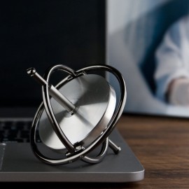 DjuiinoStar Heavy Duty Gyroscope (Solid Stainless Steel Rotor): Initial Speed 8,000 RPM, Sturdy and Stable; Provides Very Good Gaming Experience; High-End Office Toy, Addictive Science Gear DG-5PRO-05