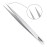 Metaleks 2pcs Eyelash Extension Tweezers Set In Matt Finish Surgical Steel Sterilizable Lash Tweezers (RT-371376)