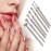 Ceramic Nail Drill Bits Set 7pcs 3/32 inch Carbide Nail Drill Bit for Remove Acrylic Gel Nails Cuticle Manicure Pedicure Electric Manicure Grinding Head Tool[03]