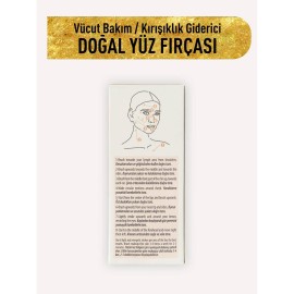 Eda Taspinar Age Defence Face Brush Natural Horsehair, Anti-aging, Reduces Facial Lines, Animal Friendly, All Eyes On You; All Skin Type 1 Brush