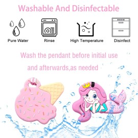 Chew Necklaces for Sensory Kids 5 PCS Chewy Necklaces That Like Biting or Have Autism-Perfectly Textured Chewelry Kid Girl Teether Chewing Toys-Chewy Toddler Chew Toys for Aggressive Chewers Kids