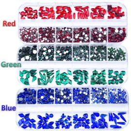 660Pcs Emerald Green Nail Rhinestones Crystals Nail Art Flat Back Round Multi Sized Shapes Green Gems Rhinestone Stones Beads for Nail Art DIY Jewelry Crafts Accessories 660Pcs Emerald Green Nail Rhinestones Crystals Nail Art Flat Back Round Multi Sized Shapes Green Gems Rhinestone Stones Beads for Nail Art DIY Jewelry Crafts Accessories