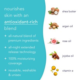 Barefoot Scientist Sleep On It Overnight Moisturizing Gel Socks, Low Profile Ankle Socks, Nourish Your Feet, Grey, L