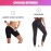 Nano Hertz Sauna Sweat Shapewear High Waisted Shorts Thigh Workout Suit Waist Trainer Weight Loss Lower Body Shaper Sweatsuit Exercise Fitness Gym Women