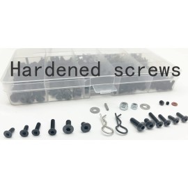 1000pcs Universal RC Screw Kit Screws Assortment Set, Hardware Fasteners for Traxxas Axial Redcat HPI Arrma SCX10 Losi 1/8 1/10 1/12 1/16 Scale RC Cars Trucks Crawler (1000pcs RC Screws)