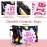 Sanwuta 12 Pieces Cosmetic Makeup Bags Printed Roomy Toiletry Waterproof Beauty Bag Organizer Pouches with Zipper Makeup Accessories for Women(Love Style)