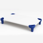 KRISHNA Daycare Cot Sheets for Toddler and Preschool with Corner Elastic Loops, Soft & Comfortable Brushed Microfiber Crib Sheet Kids Naptime, 22 x 40, Pack of 6, White