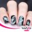 Whats Up Nails - A022 Back to Flurality Stamping Plate for Christmas Nail Art Design