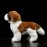 ZHONGXIN MADE Simulation Saint Bernard Dog Plush Toy - Realistic 12 Standing Soft Saint Bernard Pet Dog Stuffed Animal Puppy Model Toy, Unique Plush Gift Collection for Kids Birthday, Home Decor