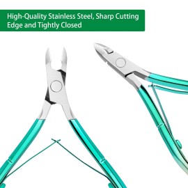Cuticle Trimmer with Cuticle Pusher Cuticle Nipper Cuticle Remover Cutter Stainless Steel Nail Cuticle Trimmer Manicure Pedicure Tools for Nail Cuticle Trimmer with Cuticle Pusher Cuticle Nipper Cuticle Remover Cutter Stainless Steel Nail Cuticle Trimmer Manicure Pedicure Tools for Nail