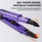 TopWigy Professional Teflon Hair Extension Tool, Adjustable Temperature Melting Tool with US Plug for Keratin Bonded Hair, Purple