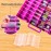 FULLCASE Case Compatible with 5 Surprise for Mini Brands Toys Series 1 2 3 4 Mystery Capsule Real Miniature Collectible Kit Storage for Littles, for Mini Mart Collection Organizer(Box Only) Purple