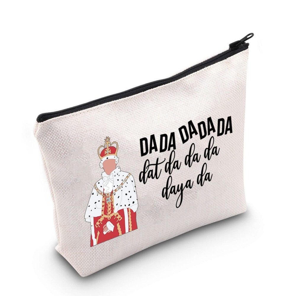 POFULL Musical King Merchandise Da Da Da Zipper Pouch Makeup Bag for Musical Theatre Lover (DA DA DA bag)
