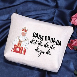 POFULL Musical King Merchandise Da Da Da Zipper Pouch Makeup Bag for Musical Theatre Lover (DA DA DA bag)