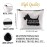 JXGZSO Scottie Gift Its Not Dog Hair Its Scottie Glitter Make Up Bag Scottish Terrier Gift Scottie Lover Scottie Owner Gift (Scottie Glitter Bag)