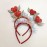 AVMBC Red Heart Shaped Headband Sequin Valentines Day Hair Band Hoop for Valentine\'s Day Holiday Wedding Birthday Party Gift