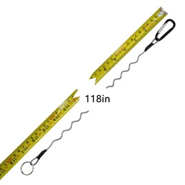 StayMax Stretchy Spiral Keyring Spiral Retractable Coil Spring Key Chain Anti-Lost Stretch Cord with Carabiner (11 inch, 2 Pack)