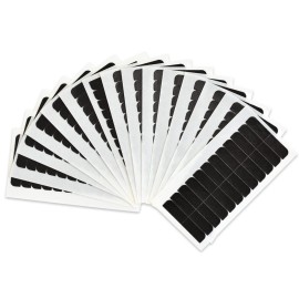 180 Pcs Hair Extension Tape Tabs Double Sided Adhesive Replacement Tape for Hair Extensions 4x0.8 cm (Black)