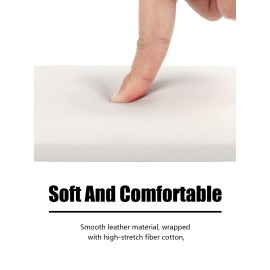 Nail Arm Rest for Acrylic Nails, Microfiber Leather Nail Hand Rest Cushion for Nails, Soft Hand Pillow Footstool with 4 Stainless Steel Stands Thick Sponge Nail Pillow for Nail Tech Use (White)