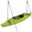 Tie Boss Kayak Hanger, Cargo Ceiling Storage, Overhead Storage, Watercraft Garage Storage, Hoist System. Green