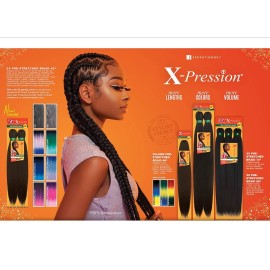 Sensationnel Braiding Crochet Braids African Collection 2X X-Pression Pre-Stretched Braid 72 inch (5-PACK, BG) Sensationnel Braiding Crochet Braids African Collection 2X X-Pression Pre-Stretched Braid 72 inch (5-PACK, BG)