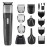 GEEGVV Haokry Beard Trimmer, Cordless Hair Clippers, Waterproof Body Mustache Nose Ear Facial Cutting Groomer, Electric Shaver 6 in 1 Grooming Kit for Men