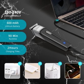 GEEGVV Haokry Beard Trimmer, Cordless Hair Clippers, Waterproof Body Mustache Nose Ear Facial Cutting Groomer, Electric Shaver 6 in 1 Grooming Kit for Men GEEGVV Haokry Beard Trimmer, Cordless Hair Clippers, Waterproof Body Mustache Nose Ear Facial Cutting Groomer, Electric Shaver 6 in 1 Grooming Kit for Men