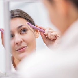 Sakya Biodegradable Women\'s Dermaplaning Tool - Dermaplane Facial Sensitive Skin Hair Removal Face Razor, Twinkle Blade for Eyebrows & Peach Fuzz - Sonic Sakya Biodegradable Women\'s Dermaplaning Tool - Dermaplane Facial Sensitive Skin Hair Removal Face Razor, Twinkle Blade for Eyebrows & Peach Fuzz - Sonic