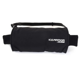 Clam Delta Ice Fishing Hand Muff - 200g Insulation, Waterproof Softshell & Hand Warmer Pockets for Extreme Cold