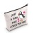 G2TUP Puffin Bird Lover Gift Who Loves Puffins Birds Makeup Bag Puffin Cosmetic Bag Seabird Animal Lover Gift Birdwatching Birdwatcher Travel Bag with Zipper (Puffins White Bag)