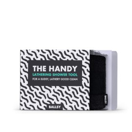 Ballsy Handy Shower Tool Sponge for Generating Extra Suds, with Gently Exfoliating Design