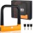 ICOCOPRO Anti Theft Heavy Duty Bicycle U Lock with 3 Keys, 18.76mm, Black, 5.32 in Width Inside Dimension