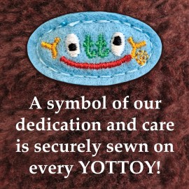 YOTTOY Contemporary Collection | Grumpy Monkey Soft Stuffed Plush Toy - 7.5